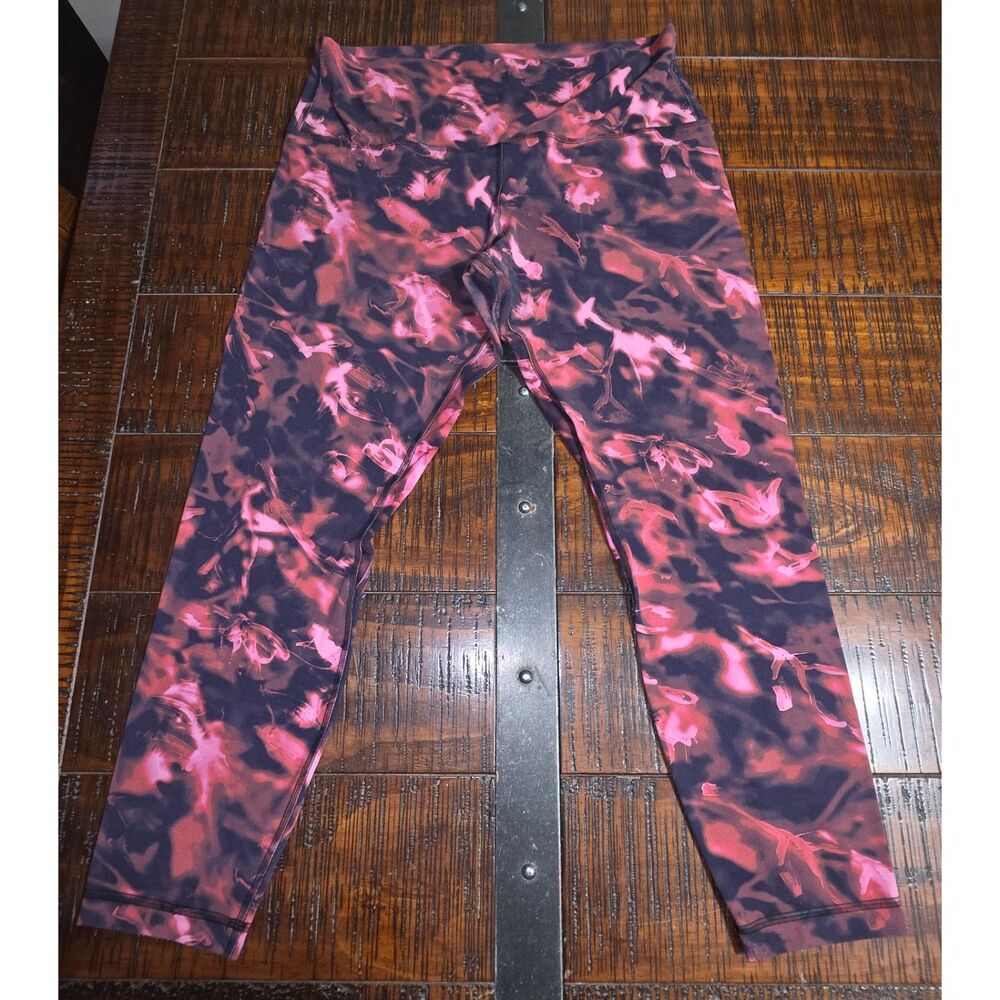 Lululemon Align Watercolor Yoga Pants Size 6 Flawed